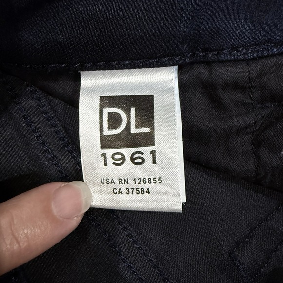 DL1961 Jeans Womens 29 Blue Dark Wash Florence Instasculpt Cropped Stretch - Picture 11 of 16